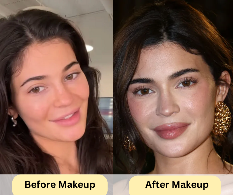 kylie-before-after-makeup