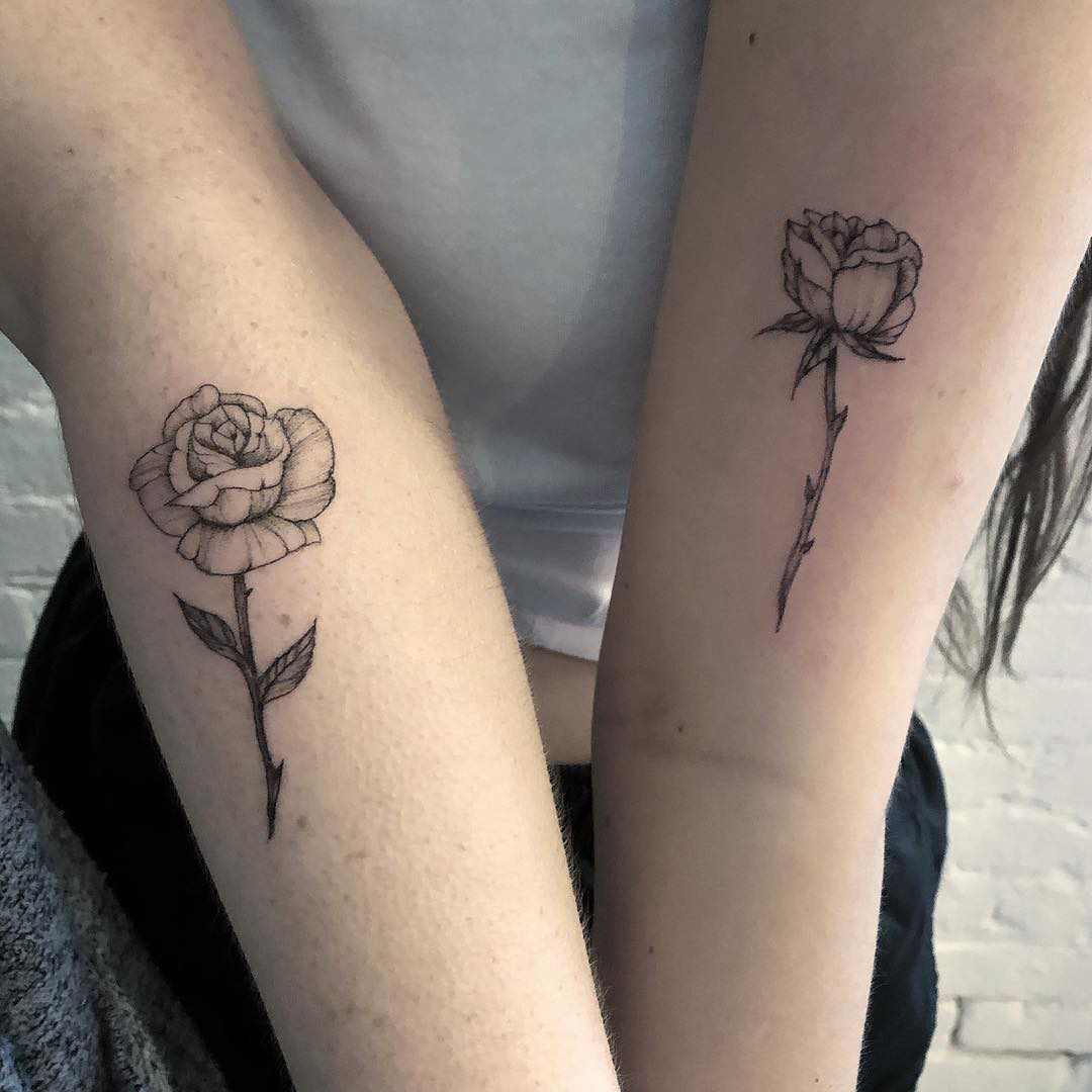 New tattoo today, bouquet of flowers representing the birth flowers of me,  my mom, and my sister. Keep your family close everyone❤️ : r/bodymods