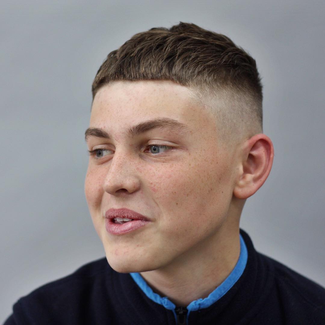 High-Fade-With-Blunt-Bangs