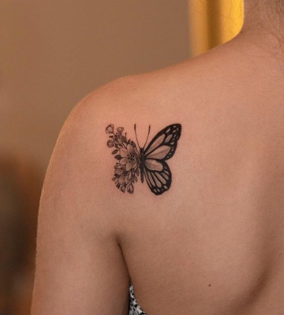 butterfly-shoulder-tattoo