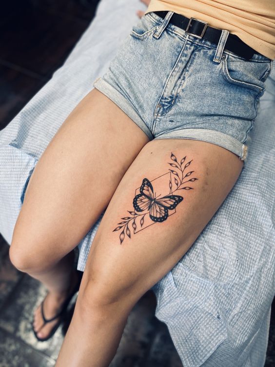 butterfly-tattoo-on-leg