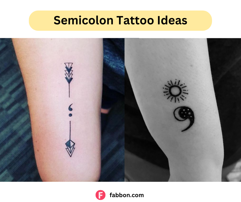 Semicolon-tattoo-with-arrow-and-sun