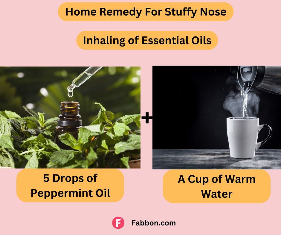 home remedy for stuffy nose 1
