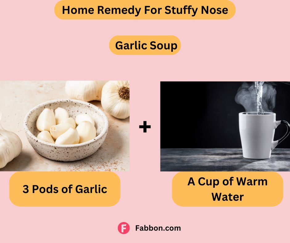 home remedy for stuffy nose3