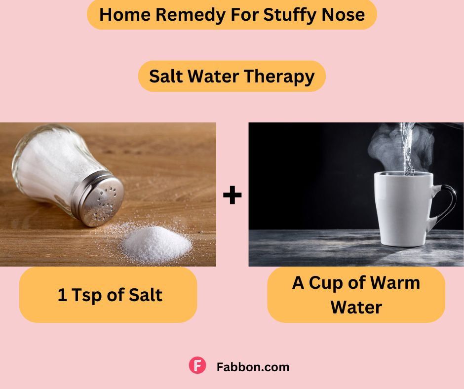 home remedy for stuffy nose4