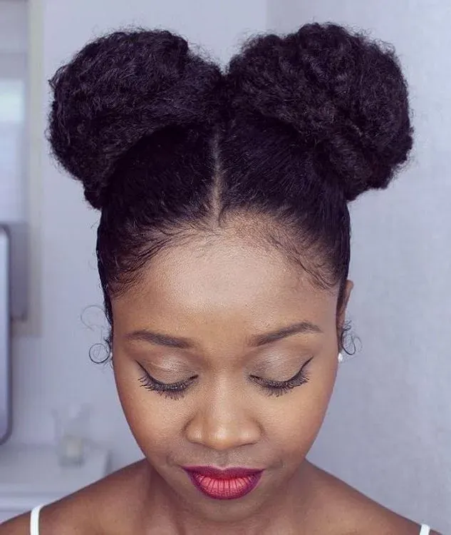 13-two-buns-updo-for-natural-hair