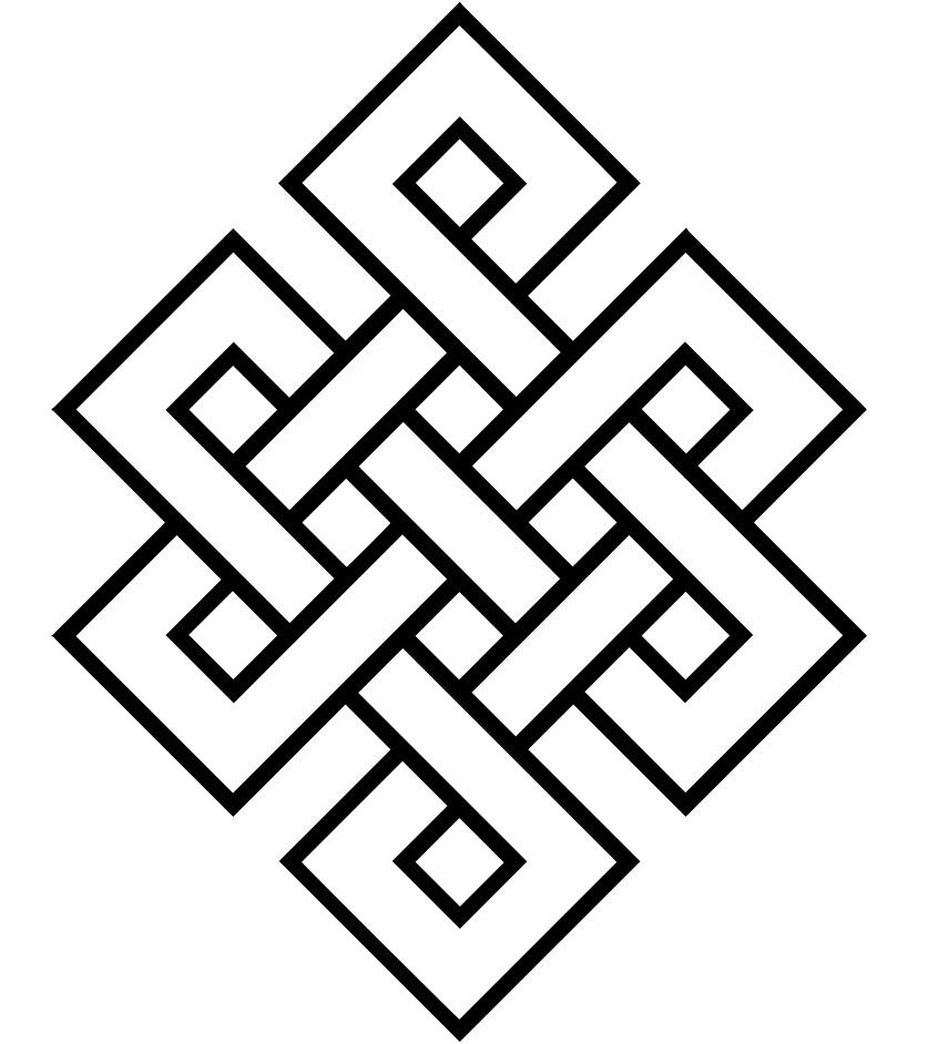 cultural-symbol-of-buddhism-endless-knot-vector-14840664