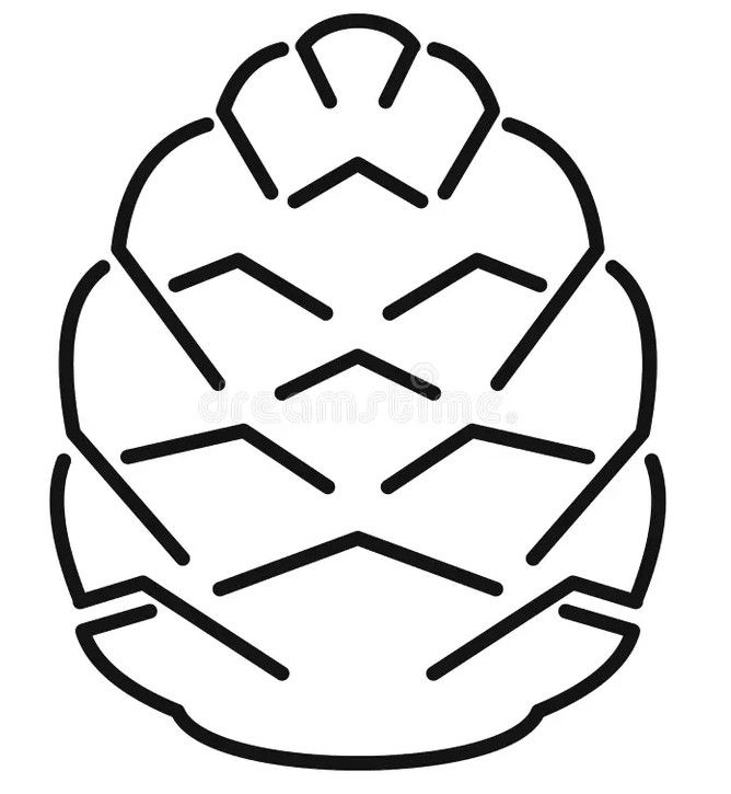 plastic-pine-cone-icon-outline-style-vector-web-design-isolated-white-background-178853095