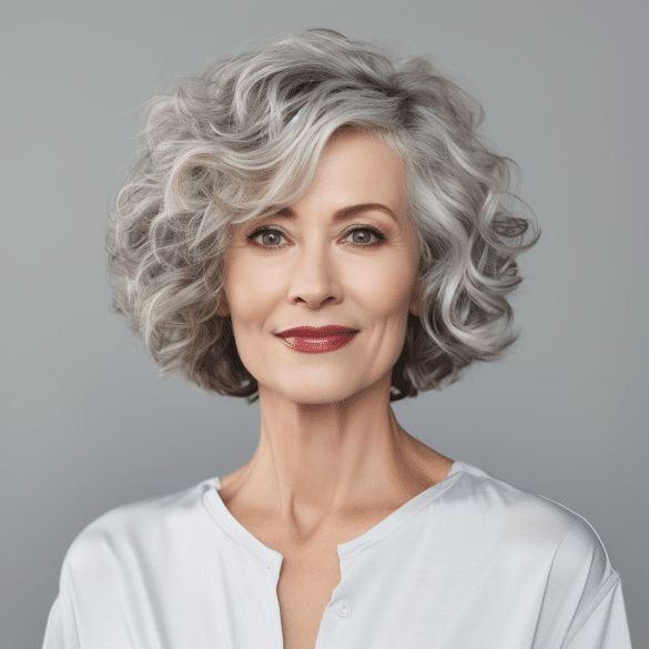 Bang haircut for Older Women-8