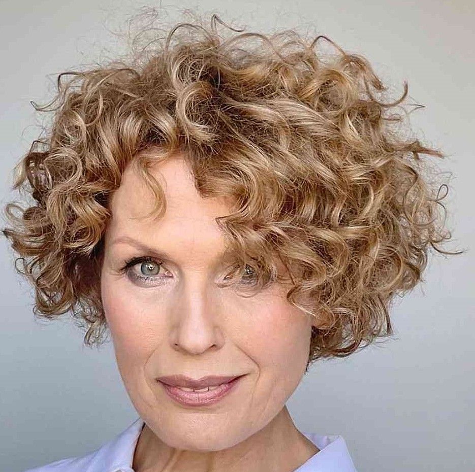 short-curly-bob-style-for-women-over-50-years-old