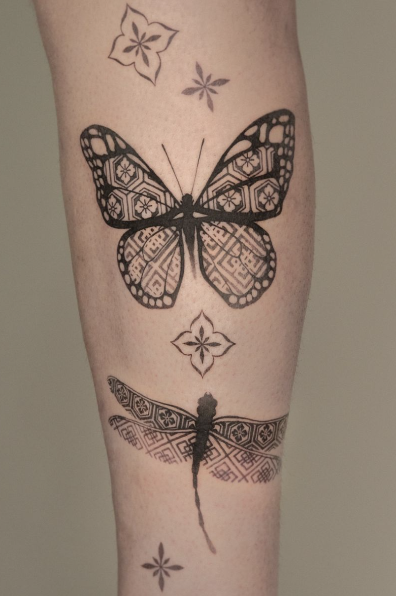 butterfly-dragonfly-tattoo