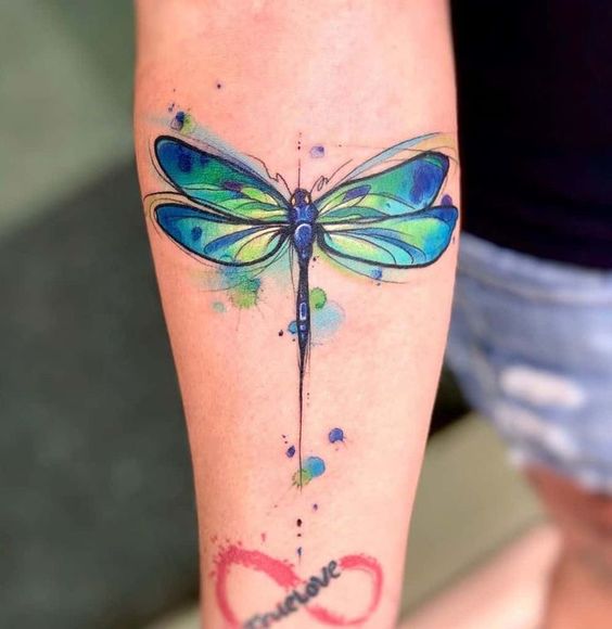 dragonfly-watercolor-tattoos