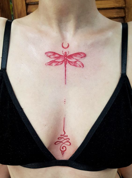 dragonfly-unalome-tattoo