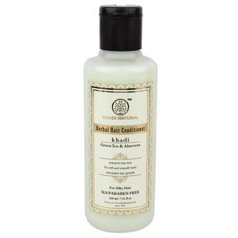 Khadi Natural Herbal Hair Conditioner in Green Tea & Aloevera