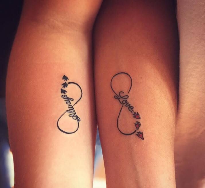 infinity-love-mother-daughter-tattoos