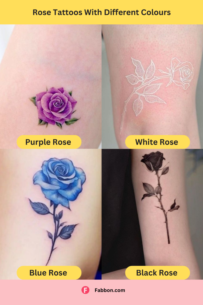 Rose-tattoo-with-different-colours