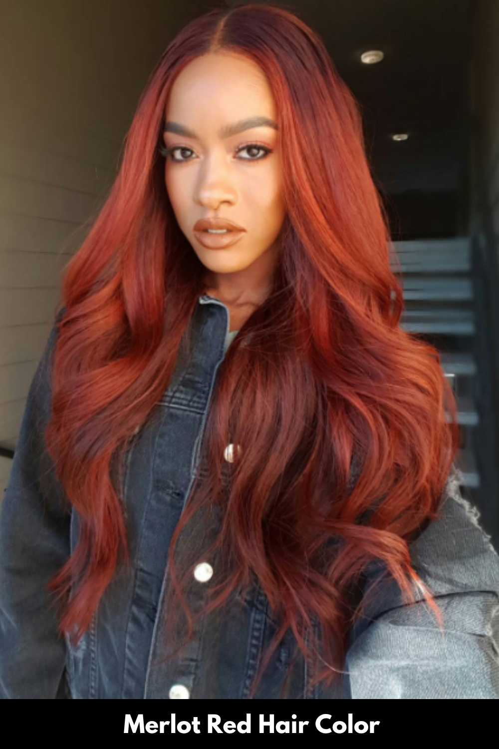 merlot-red-hair-color-for-dark-skin