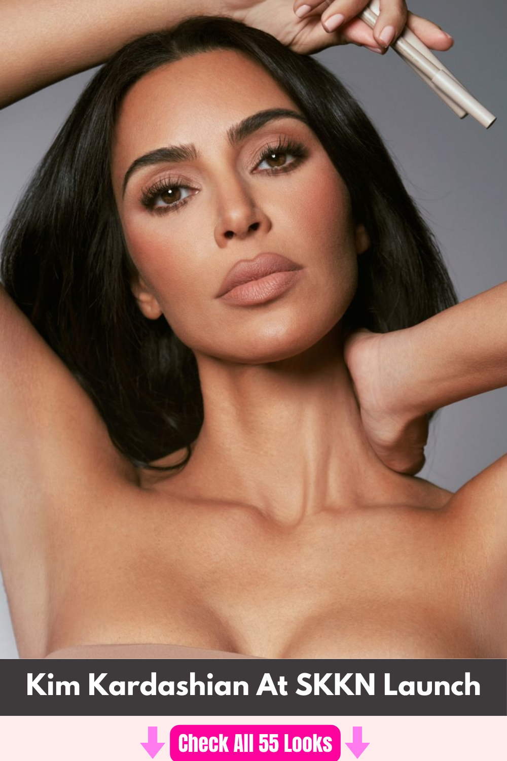 kim-kardashian-SKKN-launch-makeup-look