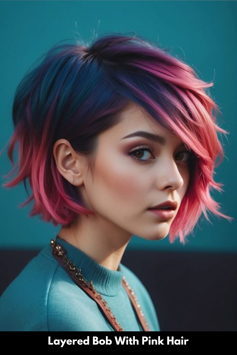 layered-bob-pink-hair