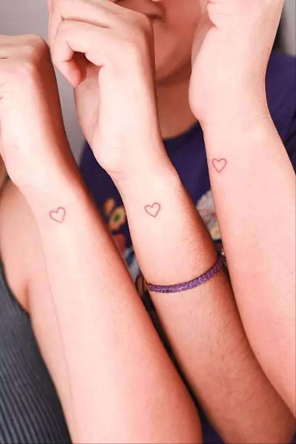 heart-tattoo-for-3-friends