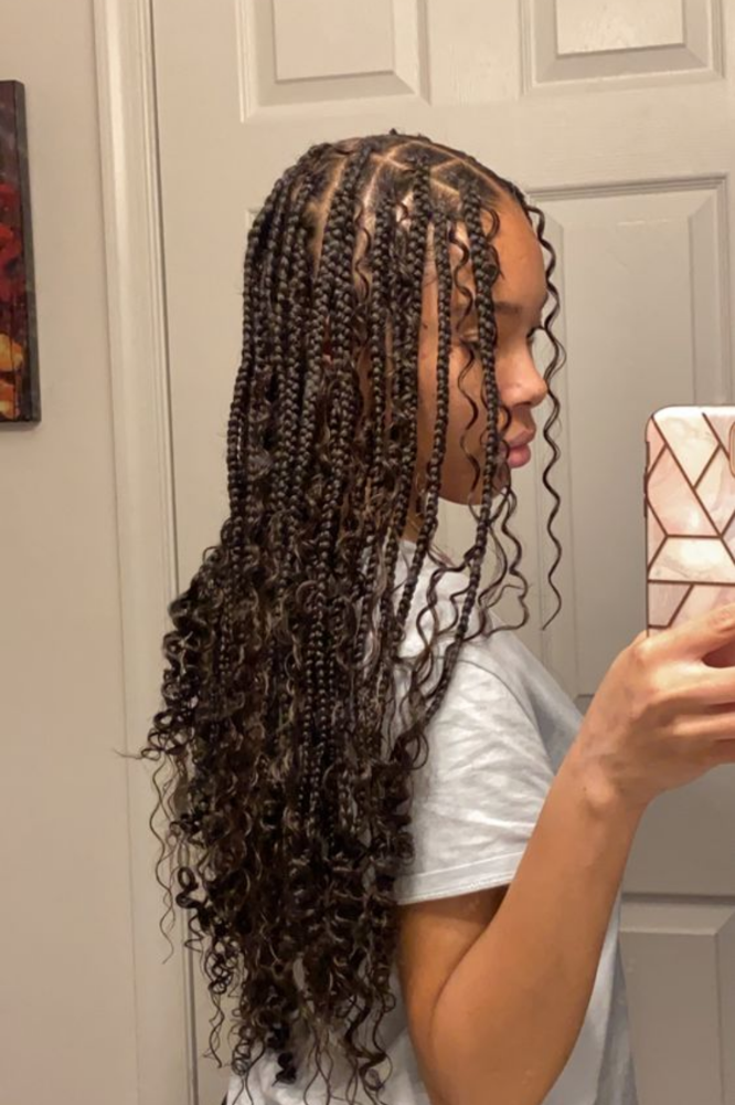 Bohemian-Knotless-Braids