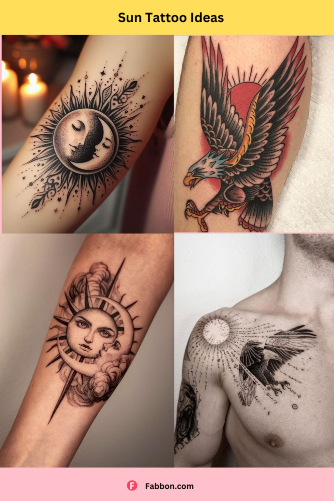 Sun tattoo ideas