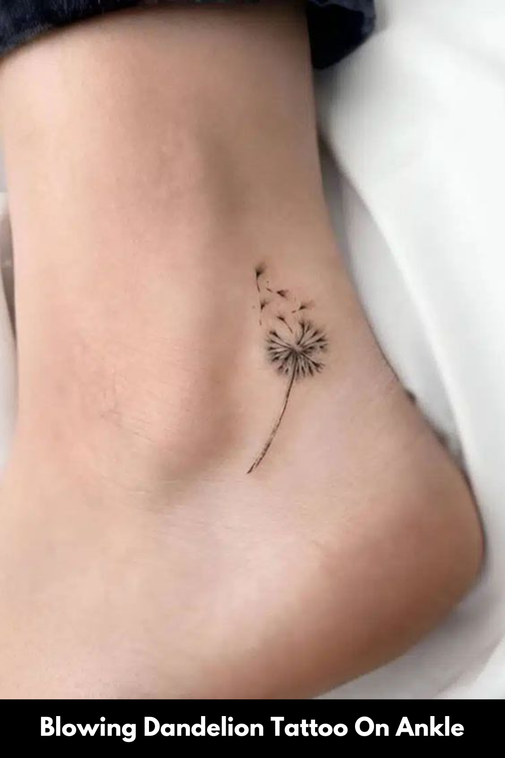 blowing-dandelion-tattoo-on-ankle