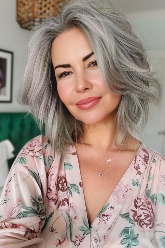 Modern Gray Bob