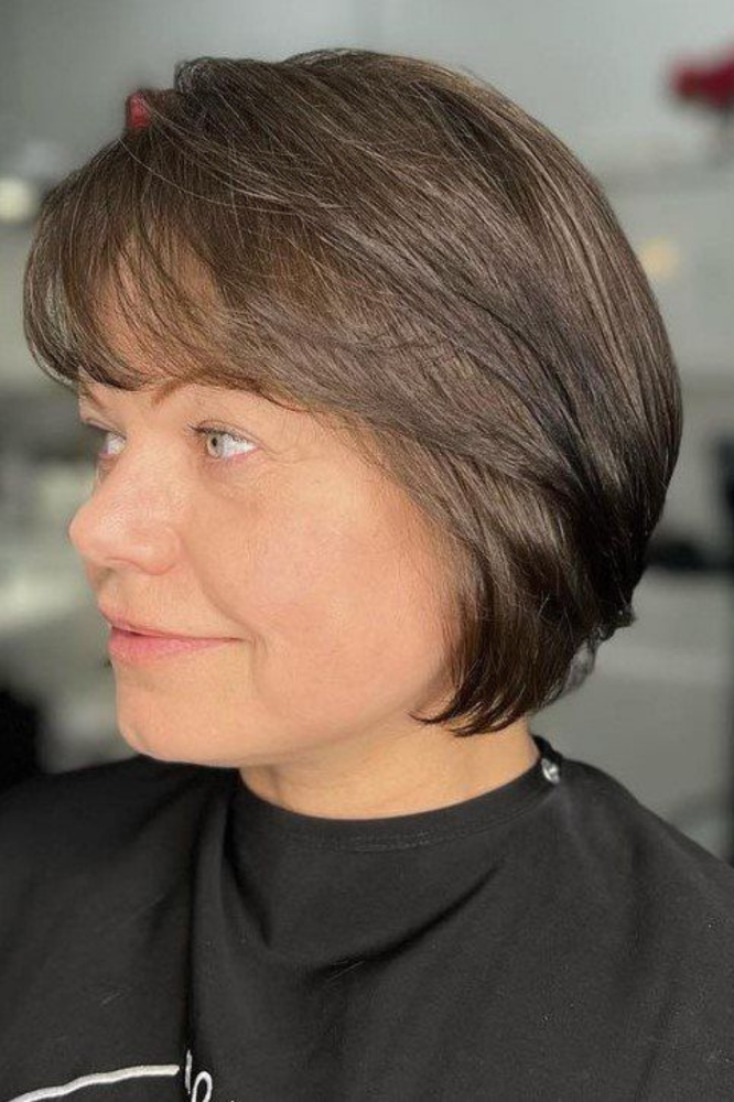 soft textured bob