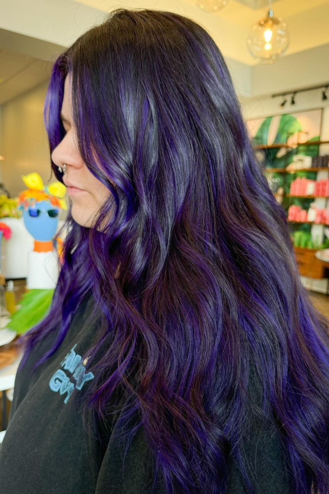 Purple Balayage