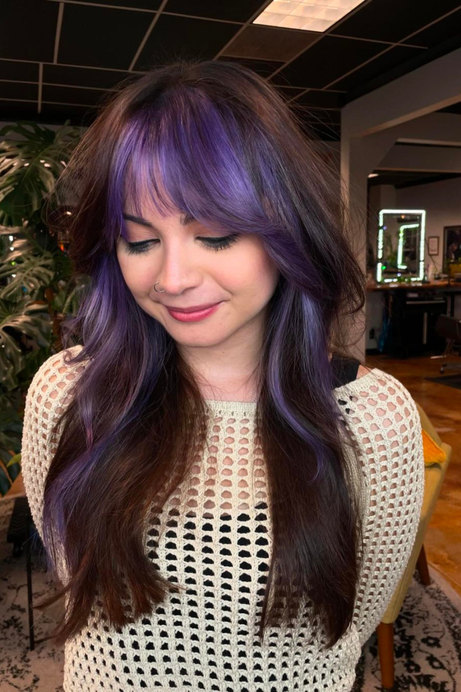 Purple-highlights-on-bangs