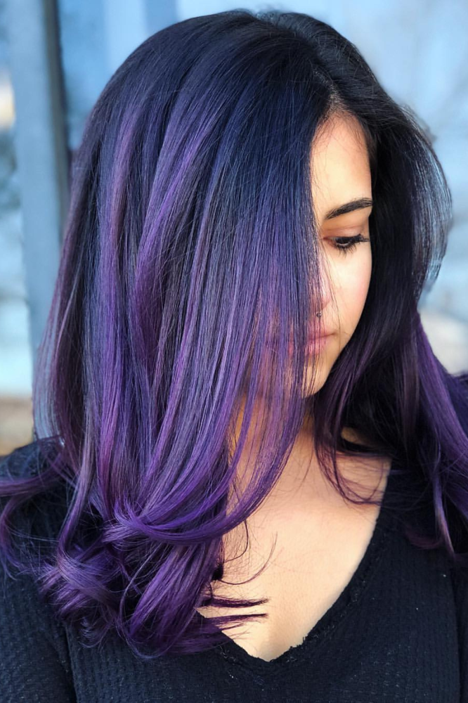 Purple-Ombré