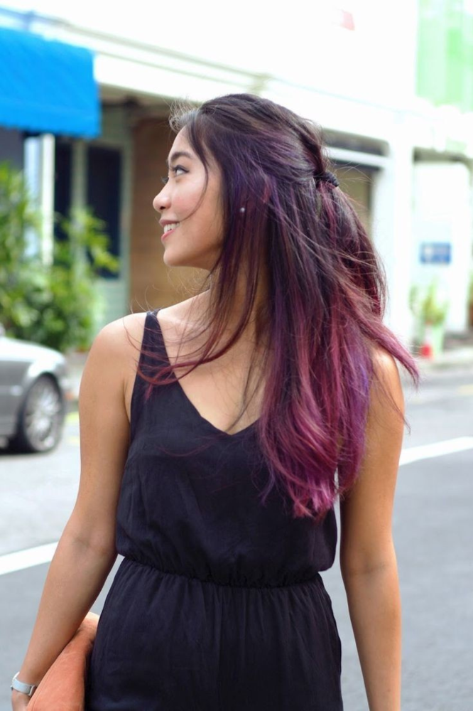 Magenta-Balayage