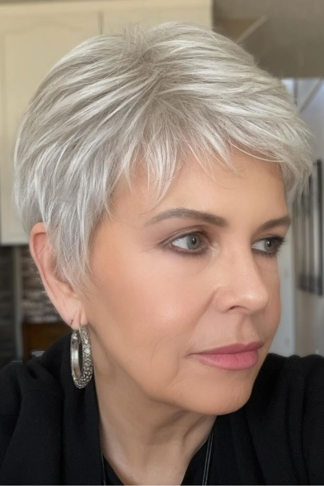 layered pixie cut