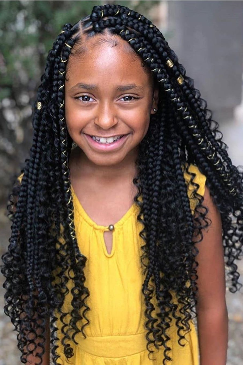 Goddess Braids with Beads