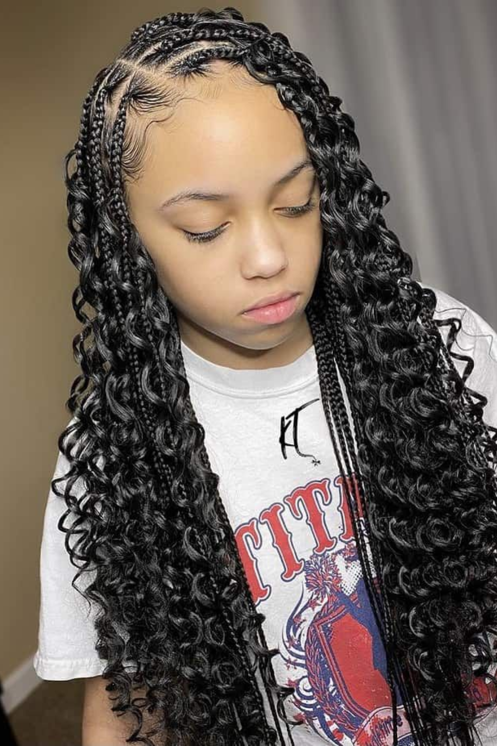 Boho Knotless Braids for Medium and Long Hair