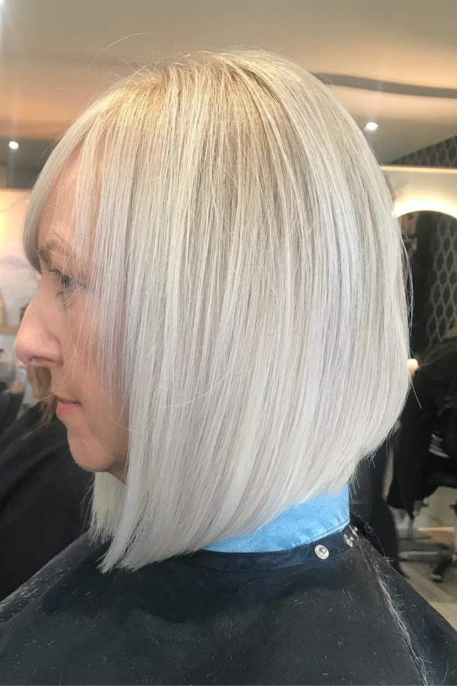 Gray And White bob