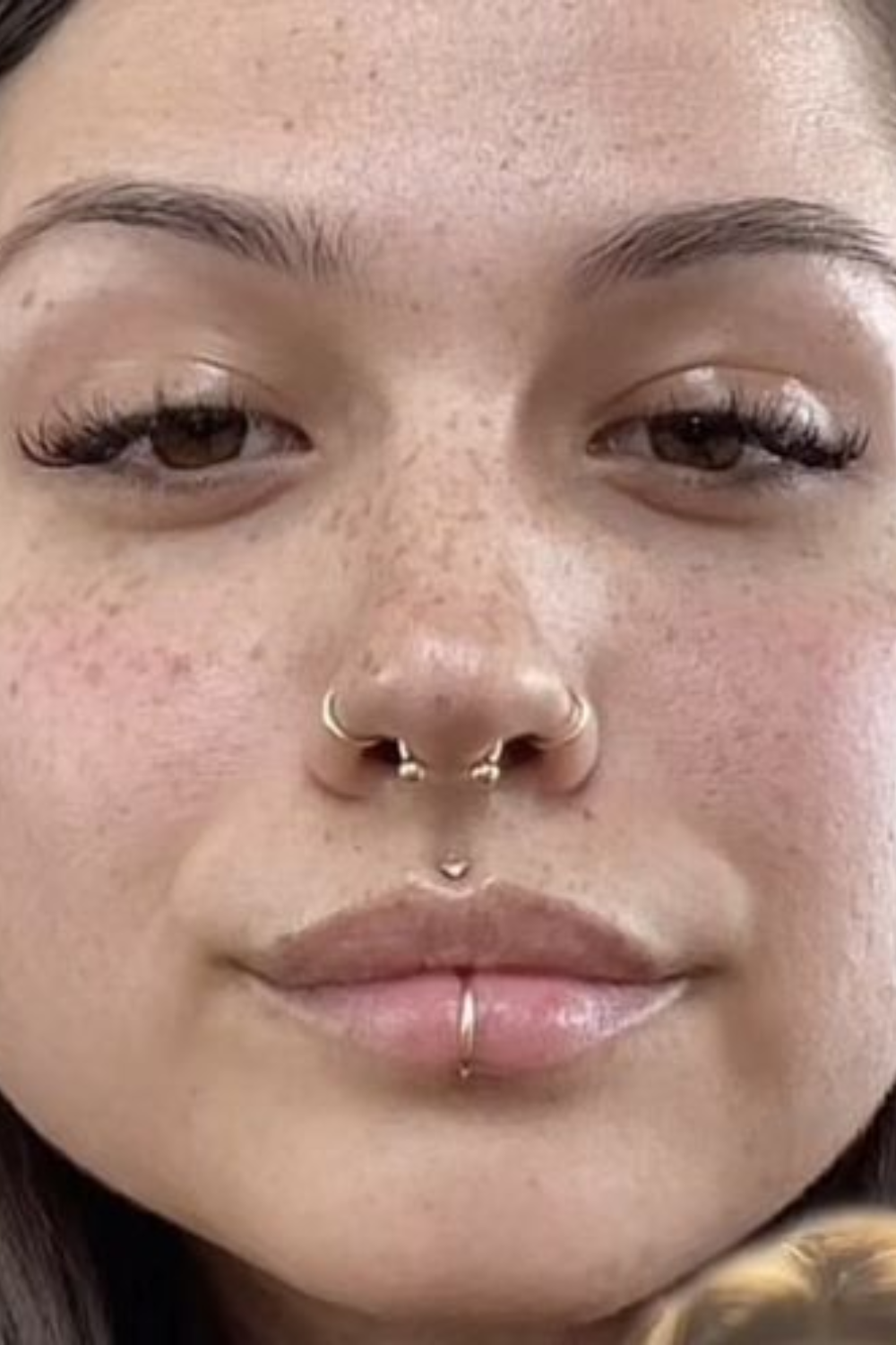 medusa-with-labret-hoop-and-septrum-piercing