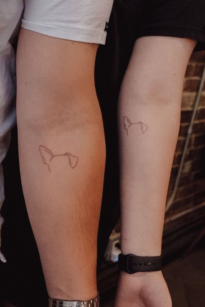 Dog-ears-couple-tattoo