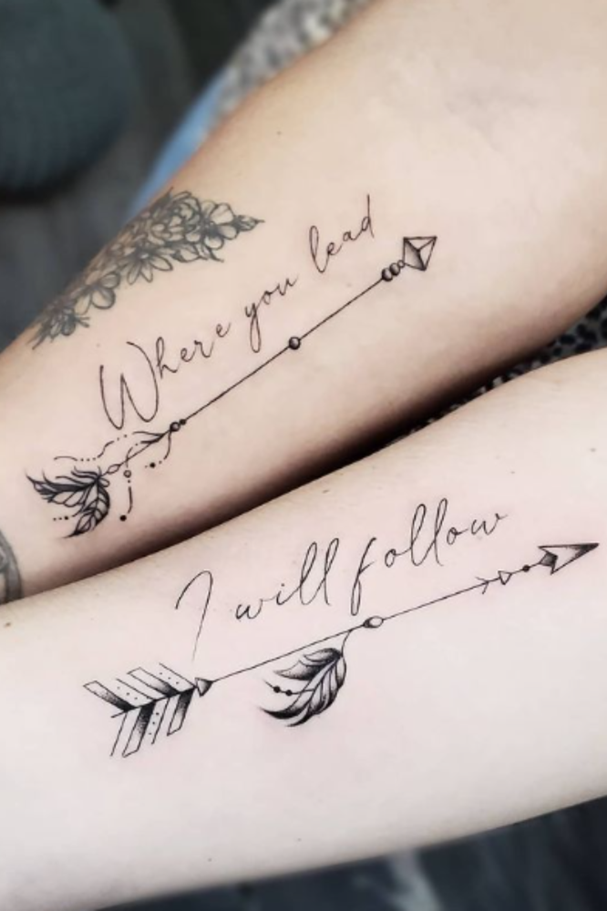 mother-daughter-arrow-tattoos