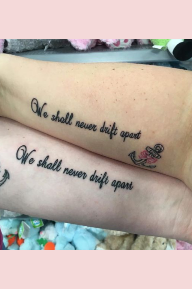 Matching-quote-tattoo