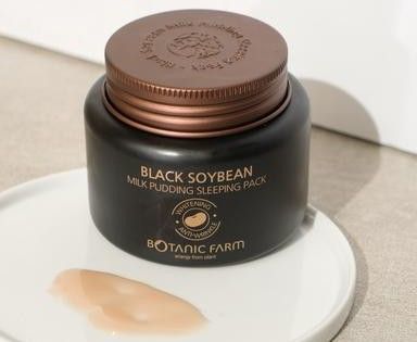 Black Soybean Milk Pudding Sleeping Pack