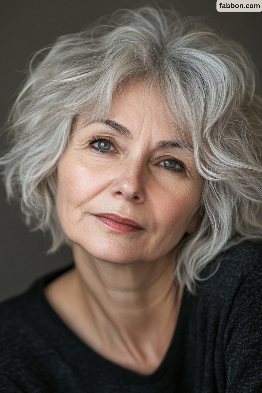 messy-short-shag-hair-older-women