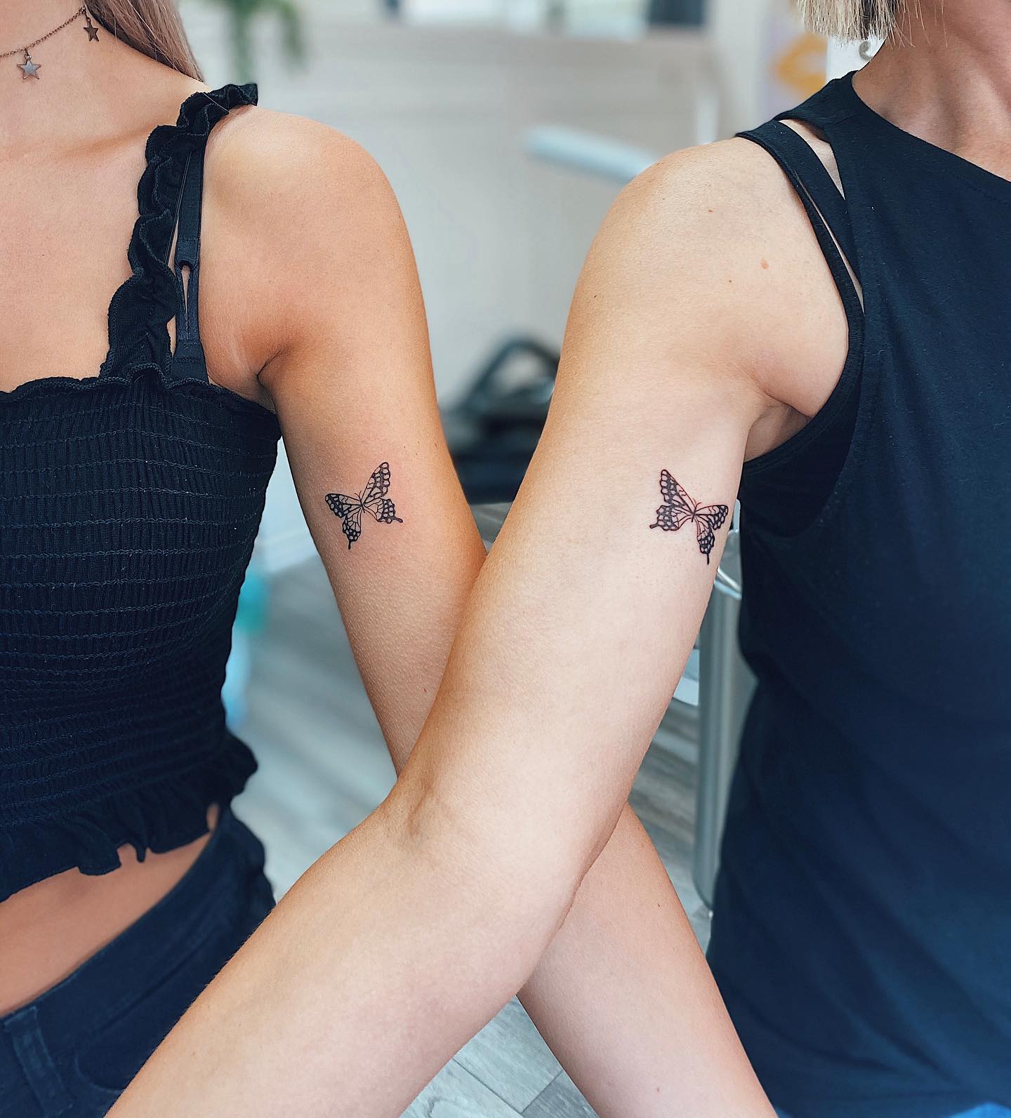 small-butterfly-tattoo-mother-daughter