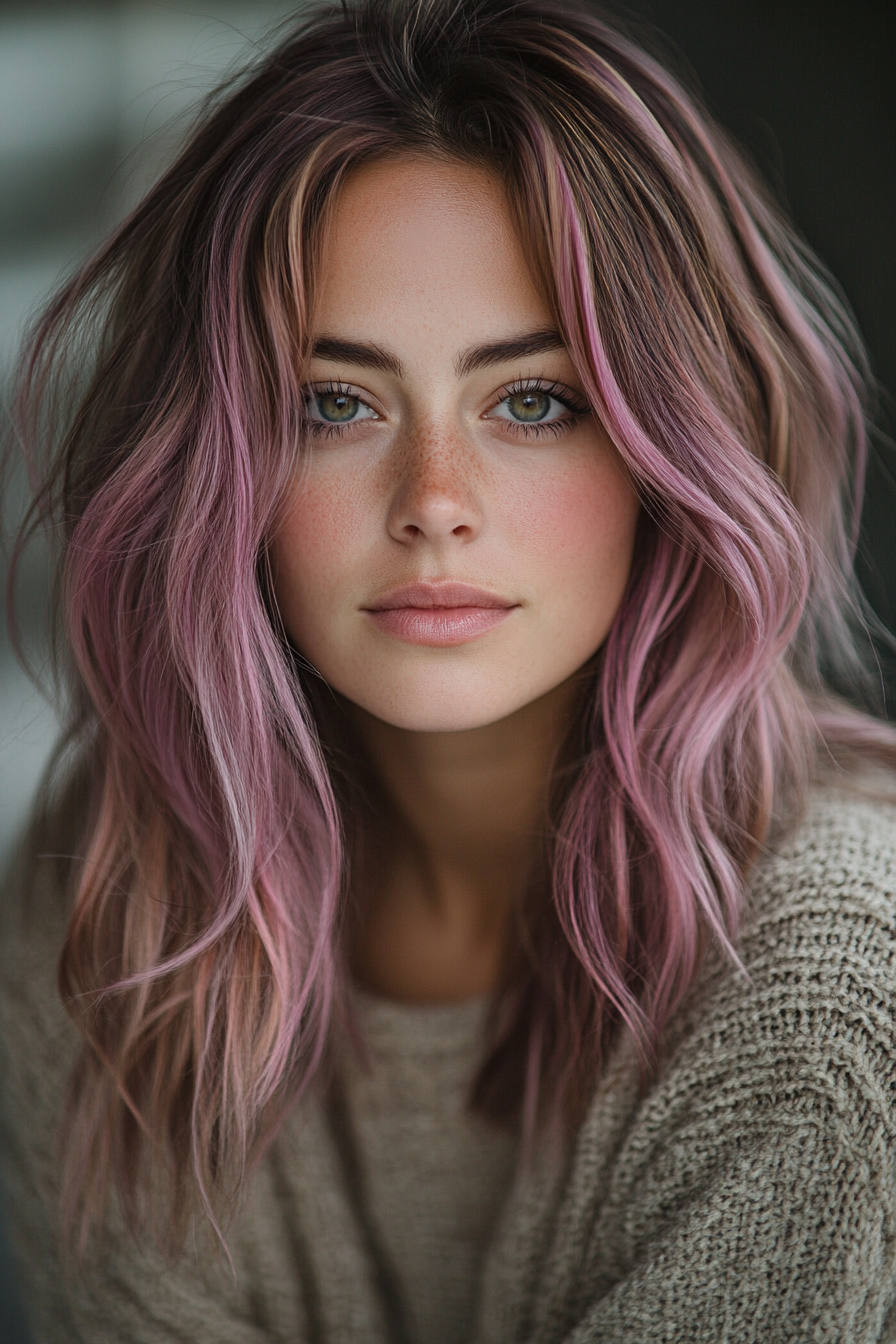 pink-balayage