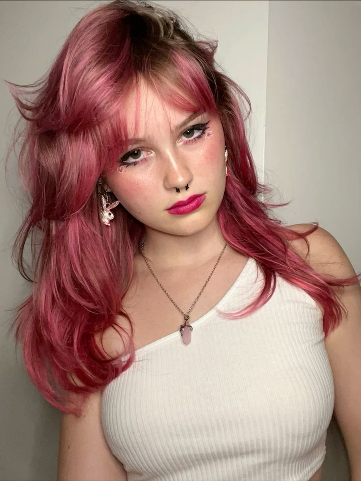 pink hair