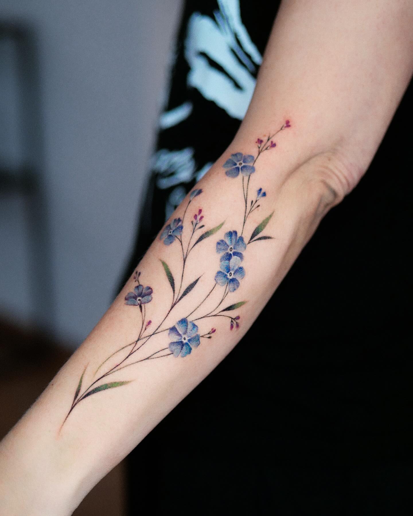 forget-me-not-tattoo-on-forearm