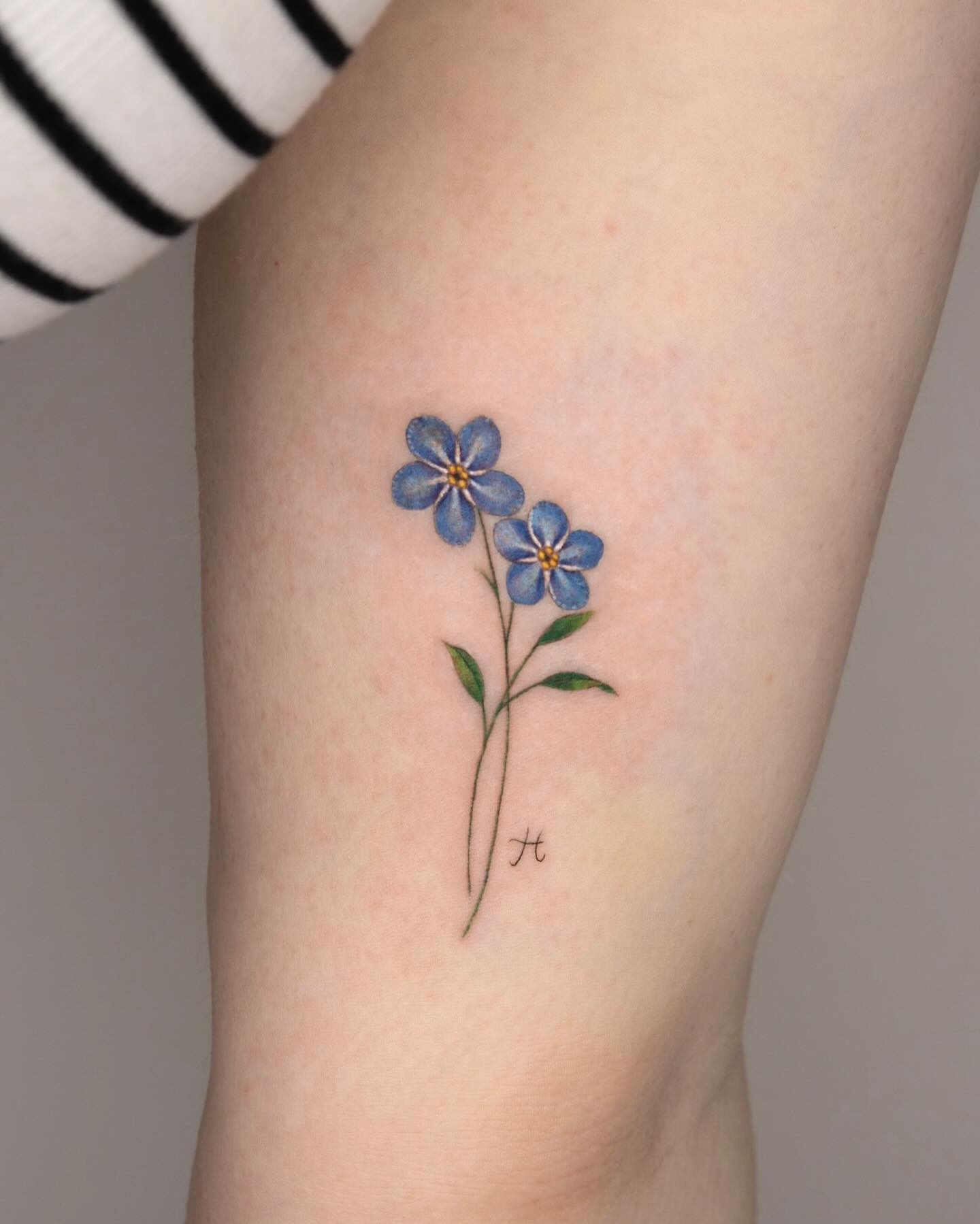 forget-me-not-tattoo-on-arm