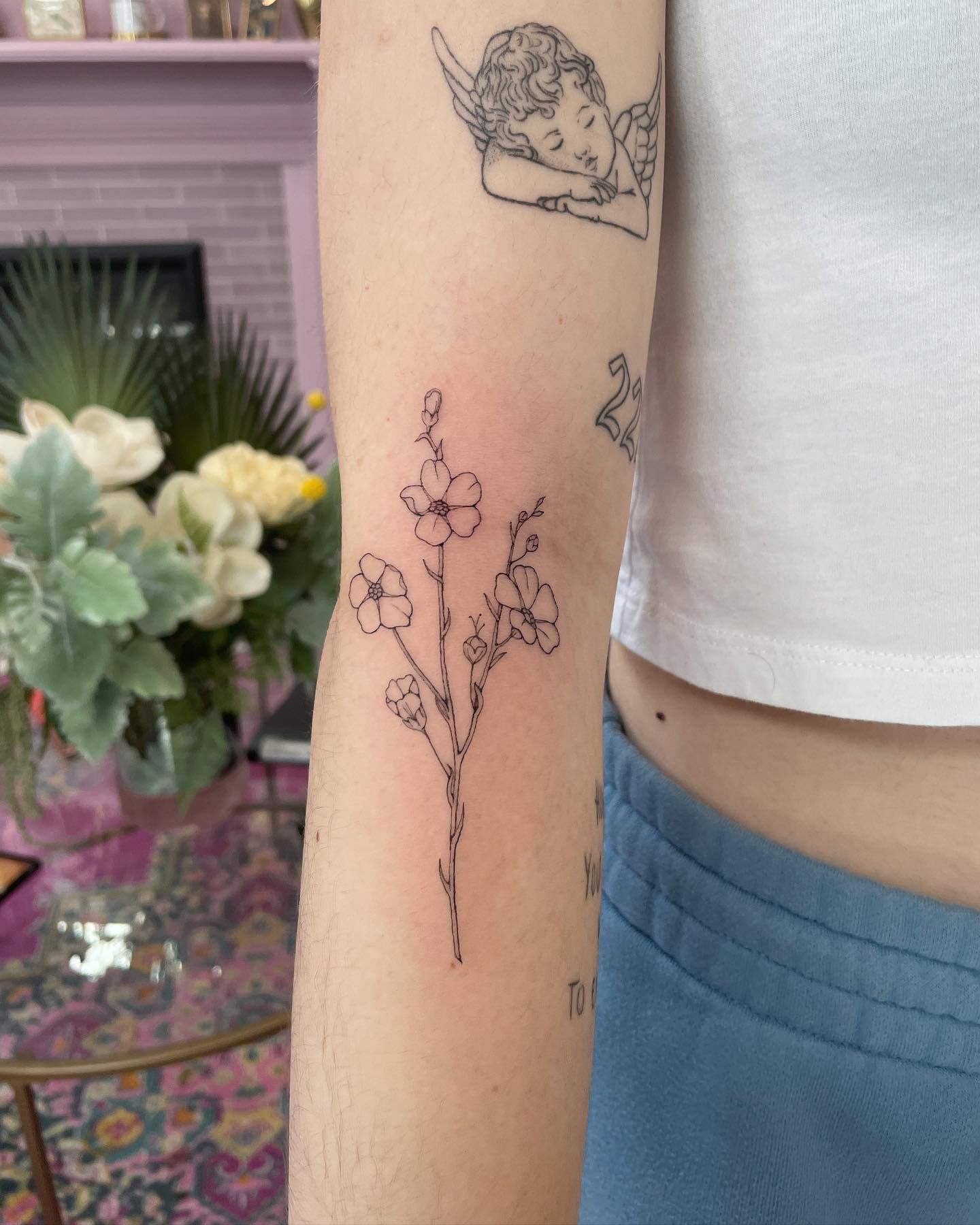 fine-line-forget-me-not-tattoo