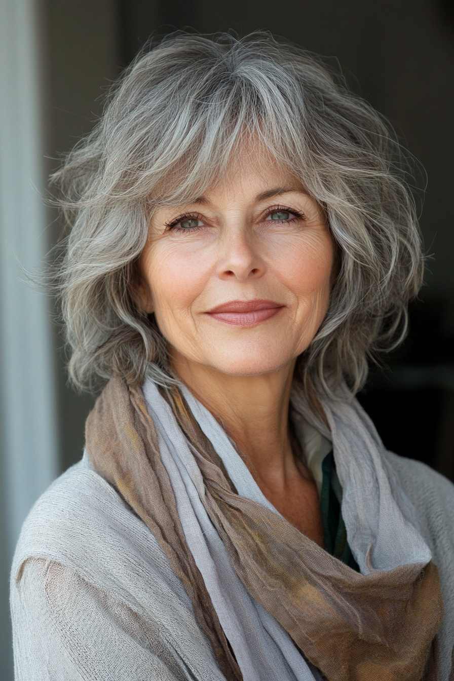 shaggy-messy-cut-older-women-with-mid-length-hair